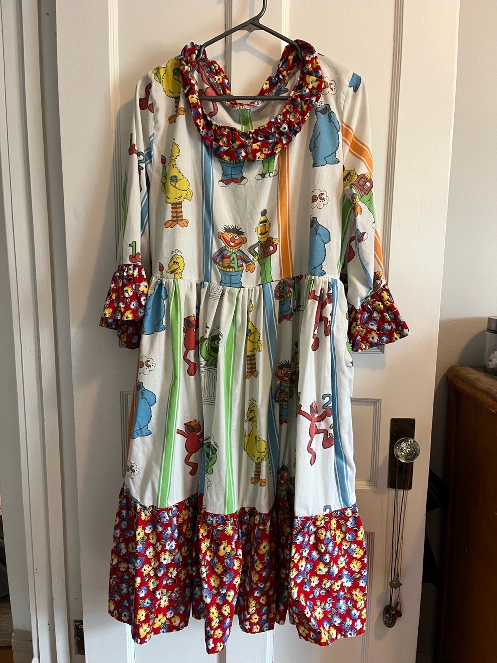 Canadian Upcycled Sesame Street Dress